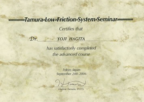 Tamura Low Friction System Seminar